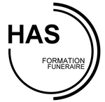 HAS FORMATION : FORMATIONS DANS LE DOMAINE DU FUNERAIRE Logo